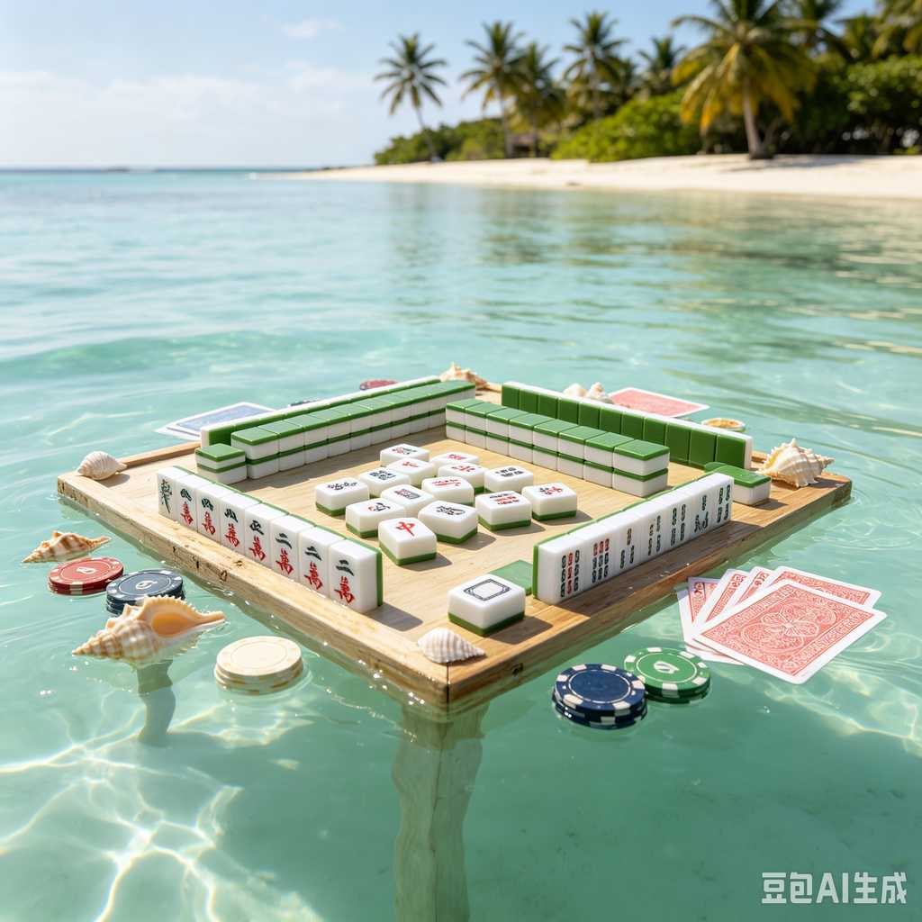 small portable mahjong set