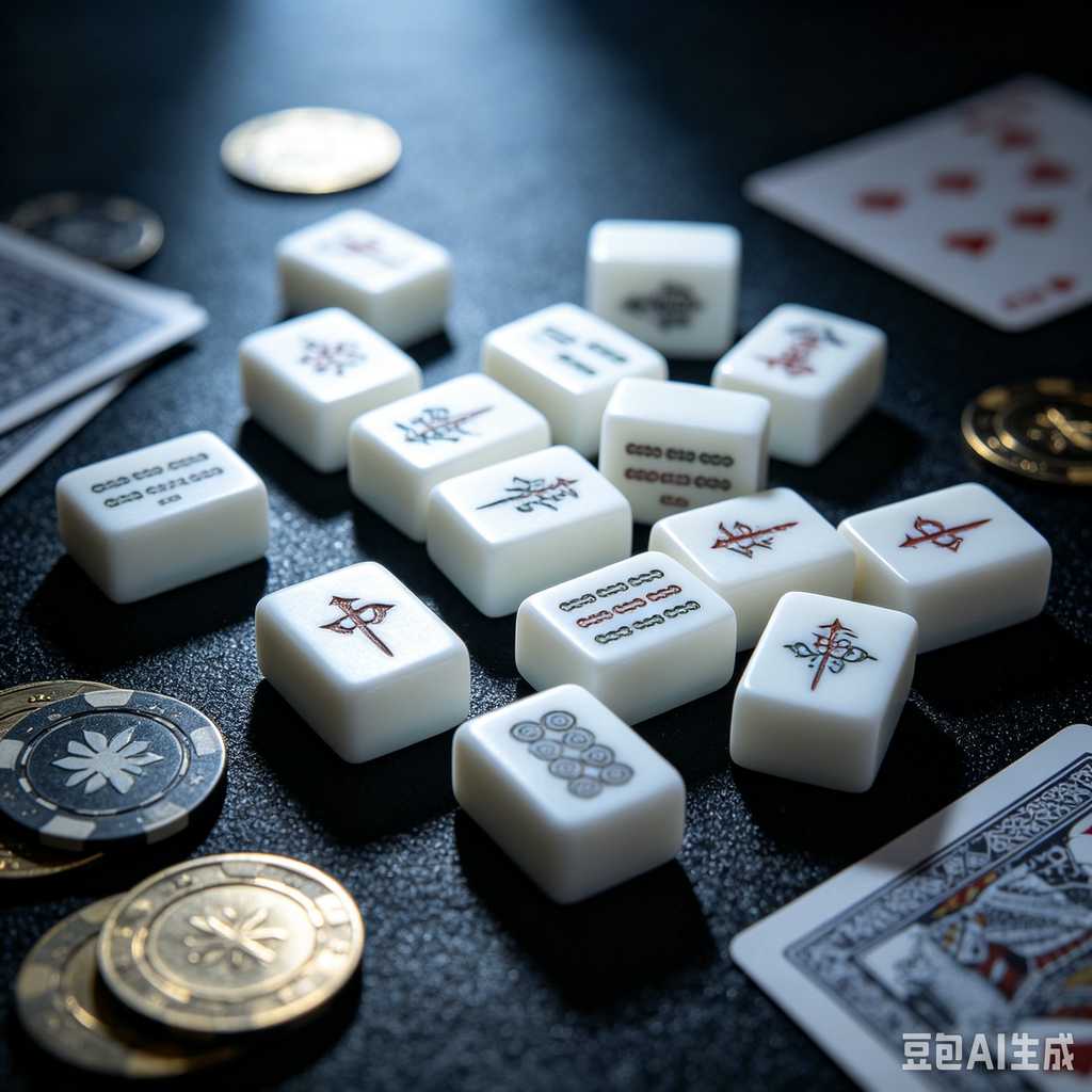 bamboo wood mahjong set